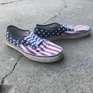 Vans American Flag Shoes